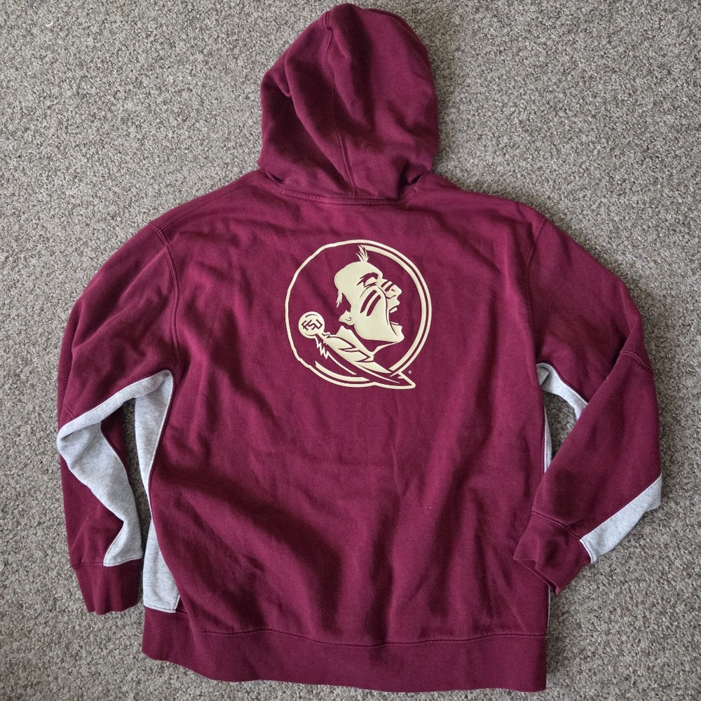 Womens XL Nike Florida State Seminoles Maroon Fleece Hoodie CQ6751-610